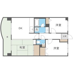 ライオンズマンション西新南の物件間取画像